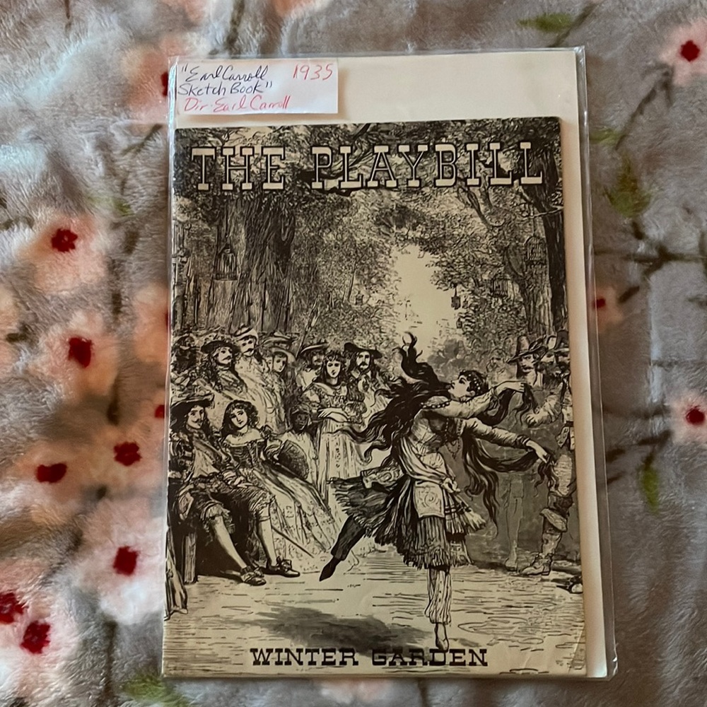 1935 Earl Carroll Sketch Book Playbill